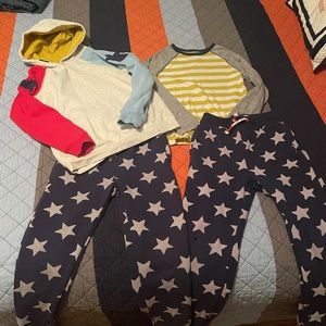 Mini Boden star hoodie size 8-9 EUC